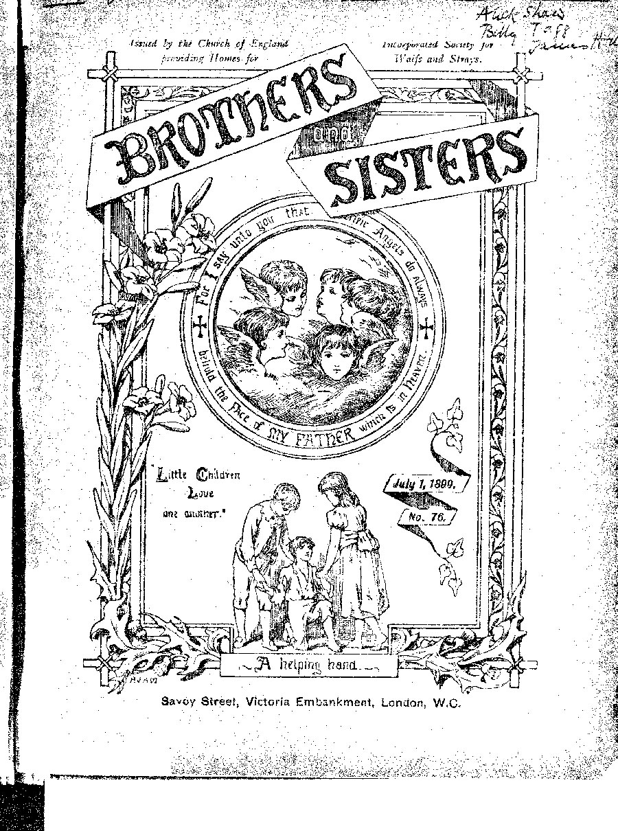 Brothers and Sisters July 1899 - page 1