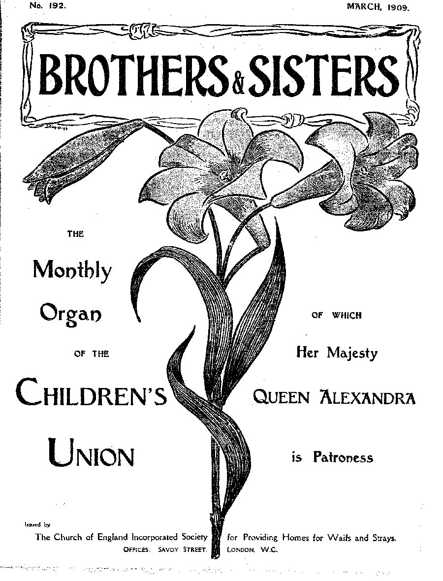 Brothers and Sisters March 1909 - page 1