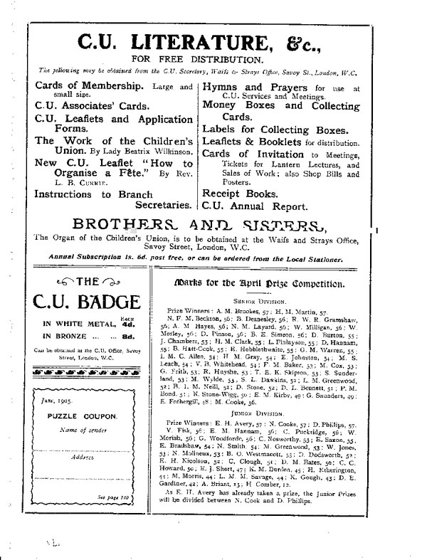 Brothers and Sisters June 1905 - page 24