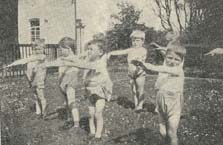 Health and fitness were an important part of life in any home, and it allowed the children to enjoy playtime and take part in sports.