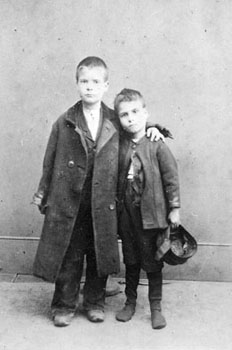 Young siblings were often taken into the Society's care together. Family tragedies meant that brothers and sisters could suddenly be left as orphans, or without proper parental care.
